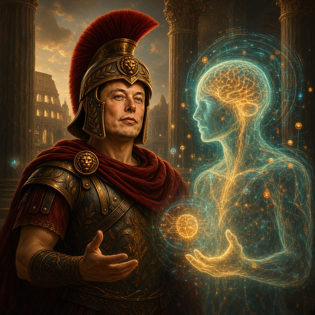 Elonius consulting the Grok oracle